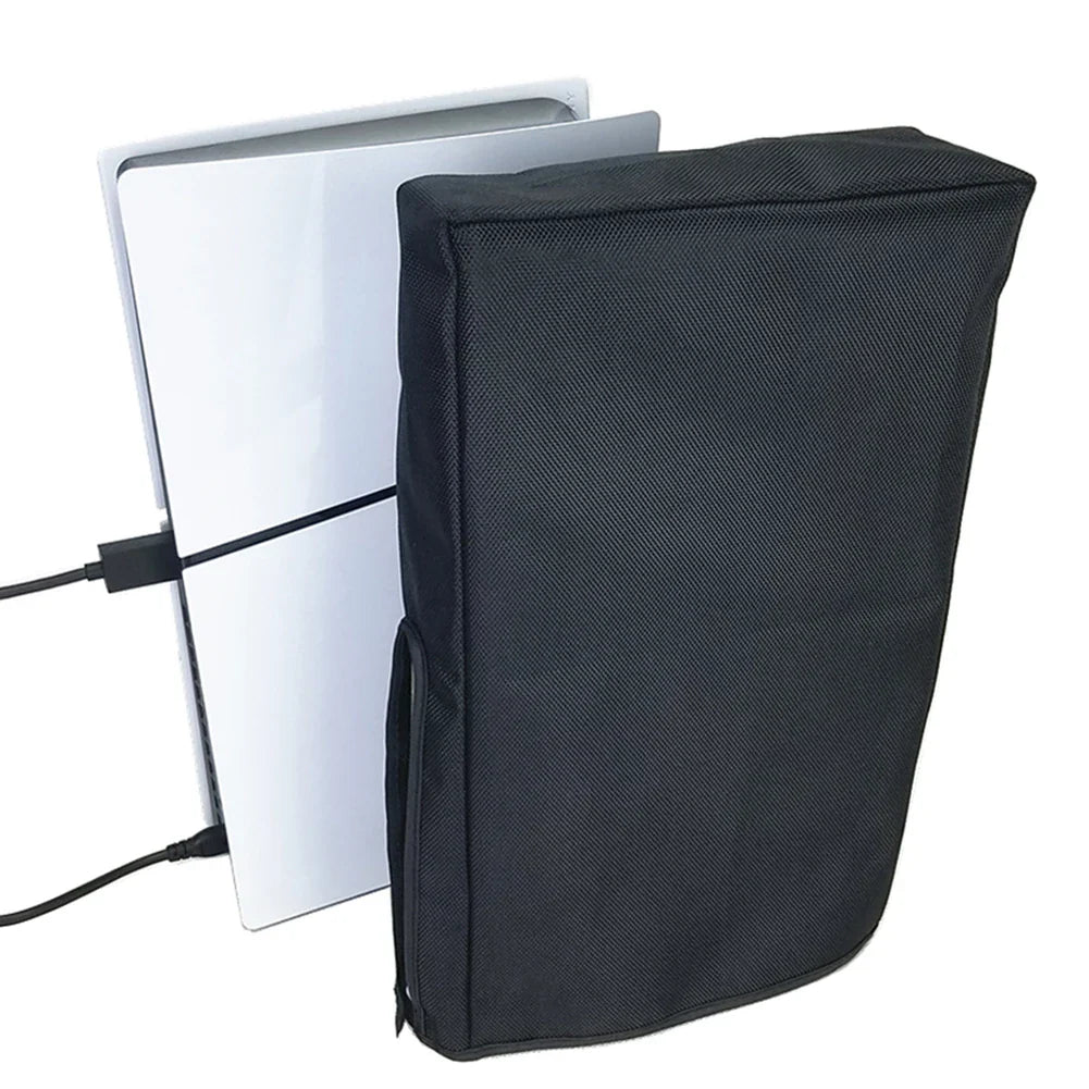 PS5 Slim Console Dust Cover – Waterproof Protective Sleeve for Vertical/Horizontal Use, Dust Proof Case for PlayStation 5 Slim