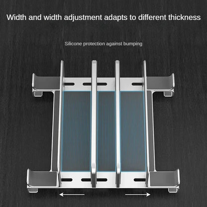 New Adjustable Vertical Laptop Stand – 3-in-1 Desktop Notebook Holder for MacBook Air & Pro