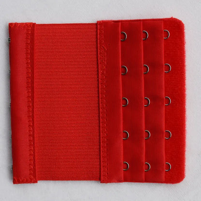 2PCS Women’s Bra Extension Strap – 3 Rows, 5 Buckles, Elastic Adjustable Hook Clip for Bra Accessories