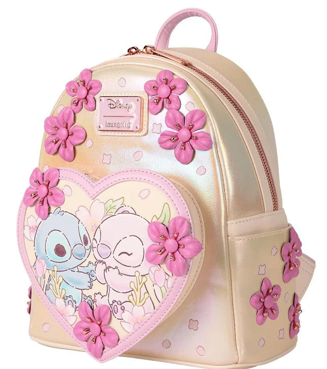 Pink Faux Leather Mini Backpack - Lightweight Women's Casual Travel & Outdoor Small Daypack