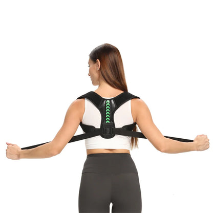 Adjustable Back & Shoulder Posture Corrector Belt — Clavicle & Spine Support for Home, Office & Sports | Upper Back & Neck Brace