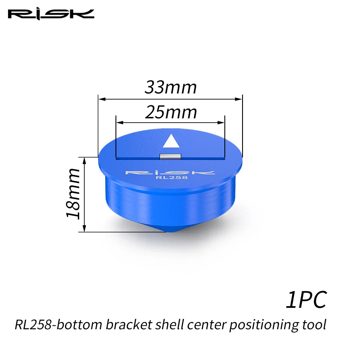 RISK Bicycle Seat Cushion Height Measuring Tool – Bike Fitting & Measurement Gauge