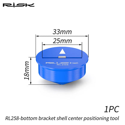 RISK Bicycle Seat Cushion Height Measuring Tool – Bike Fitting & Measurement Gauge