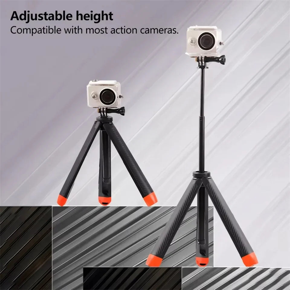 BSLIUFANG Underwater Buoyancy Pole Selfie Stick Tripod — Extendable Mount for GoPro, Insta360, DJI Osmo, and Sports Cameras