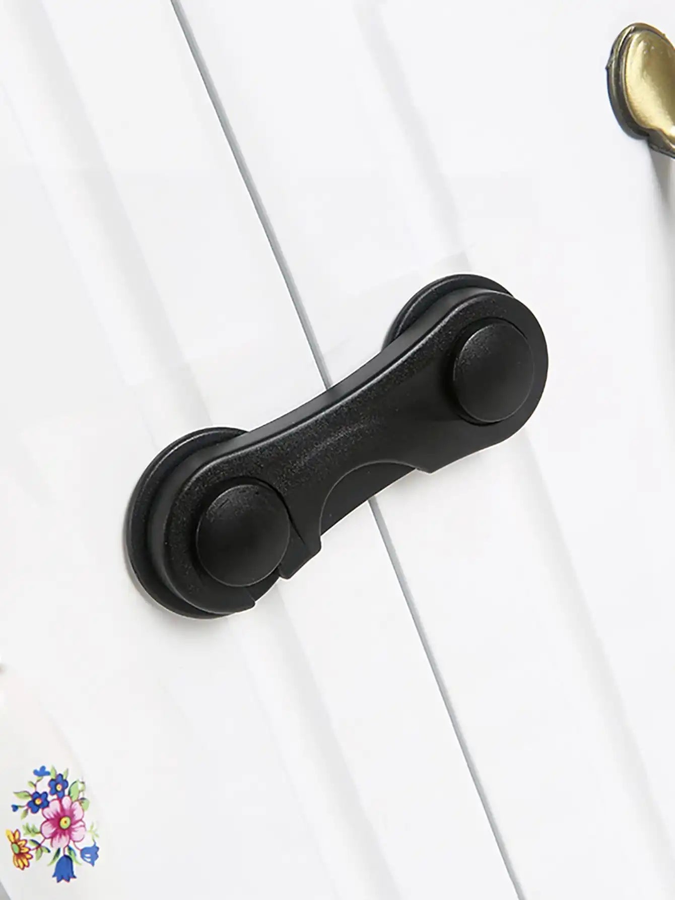 Multi-Functional Safety Lock - Baby Safety Cabinet Drawer Door Buckle, Household White Bathroom Refrigerator Lock