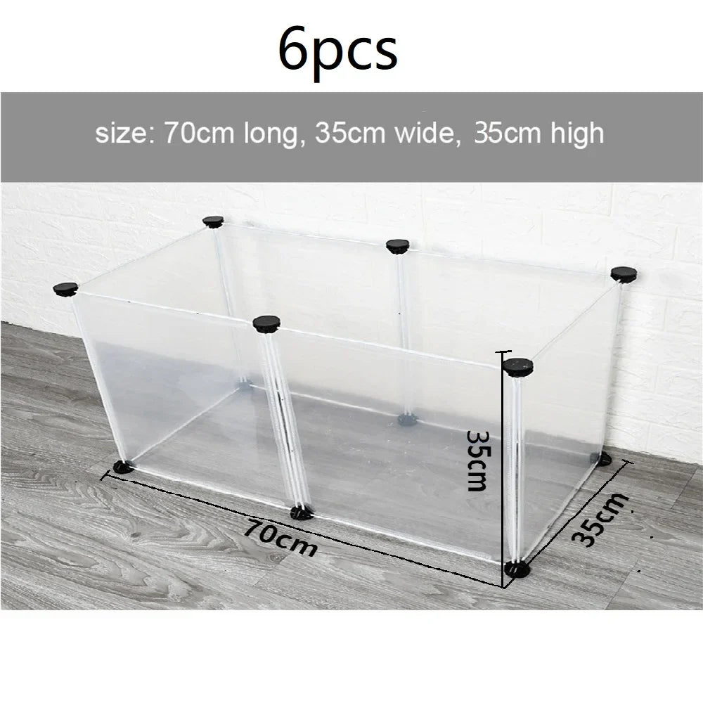 DIY Foldable Pet Playpen – Combined Cage Yard Fence for Dogs, Cats, Kittens, Rabbits, Guinea Pigs, Bunnies & Hedgehogs