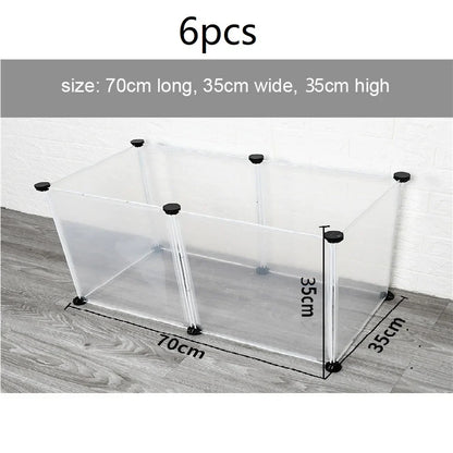 DIY Foldable Pet Playpen – Combined Cage Yard Fence for Dogs, Cats, Kittens, Rabbits, Guinea Pigs, Bunnies & Hedgehogs