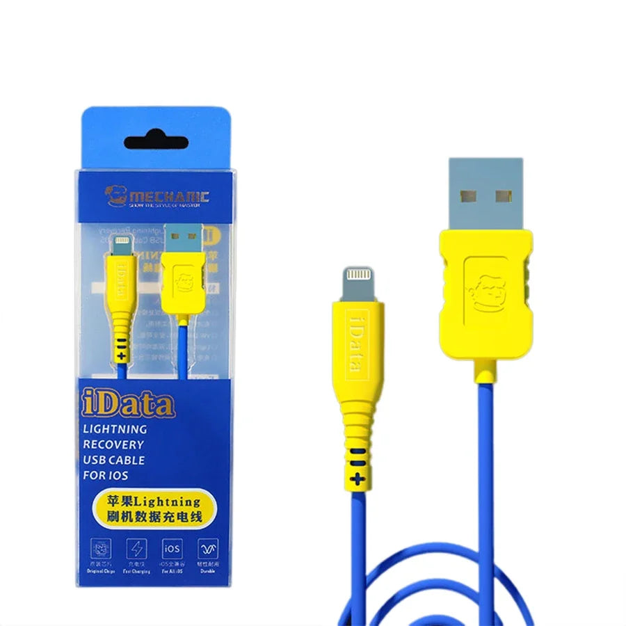 MECHANIC iData Lightning USB Cable – Data Recovery & Charging for iPhone, iPad, iPod