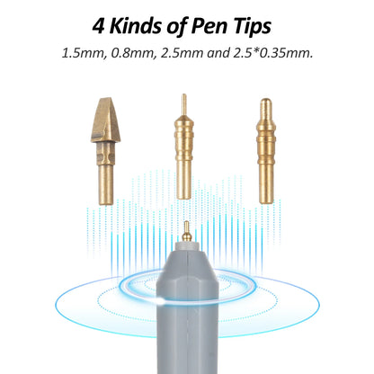 Hot Foil Stamping Pen Set – USB Heated Foil Pen for Scrapbooking with Gold & Silver Foil Rolls