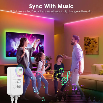 Smart TUYA WS2811 RGB Dreamcolor COB LED Strip – Music & Voice Control, Alexa & Google Home Compatible