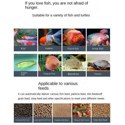 Automatic Aquarium Fish Tank Feeder – WiFi Wireless Smart App & Voice Control with Timing & Remote Feeding
