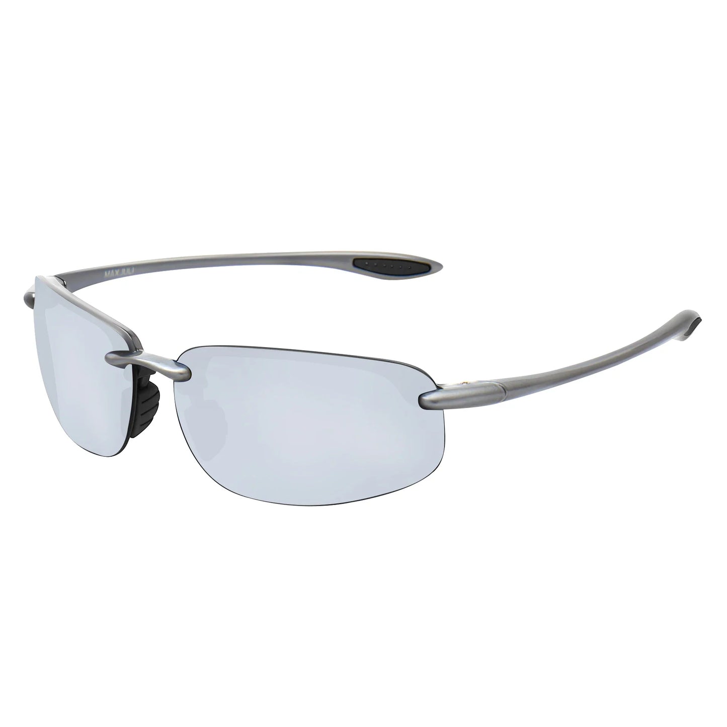 JULI Sports Sunglasses – TR90 Rimless Frame, UV400 Protection for Men & Women, Ideal for Cycling, Running, Fishing, Baseball, and Driving, Model 8001