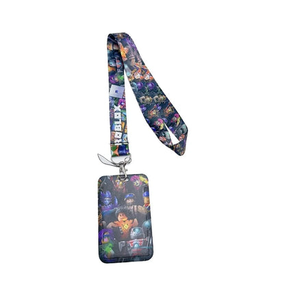 Roblox Mobile Phone Lanyard – Card Holder Key Accessory, Student Bus Card Anti-Loss Hard Shell Case, Decorative Item