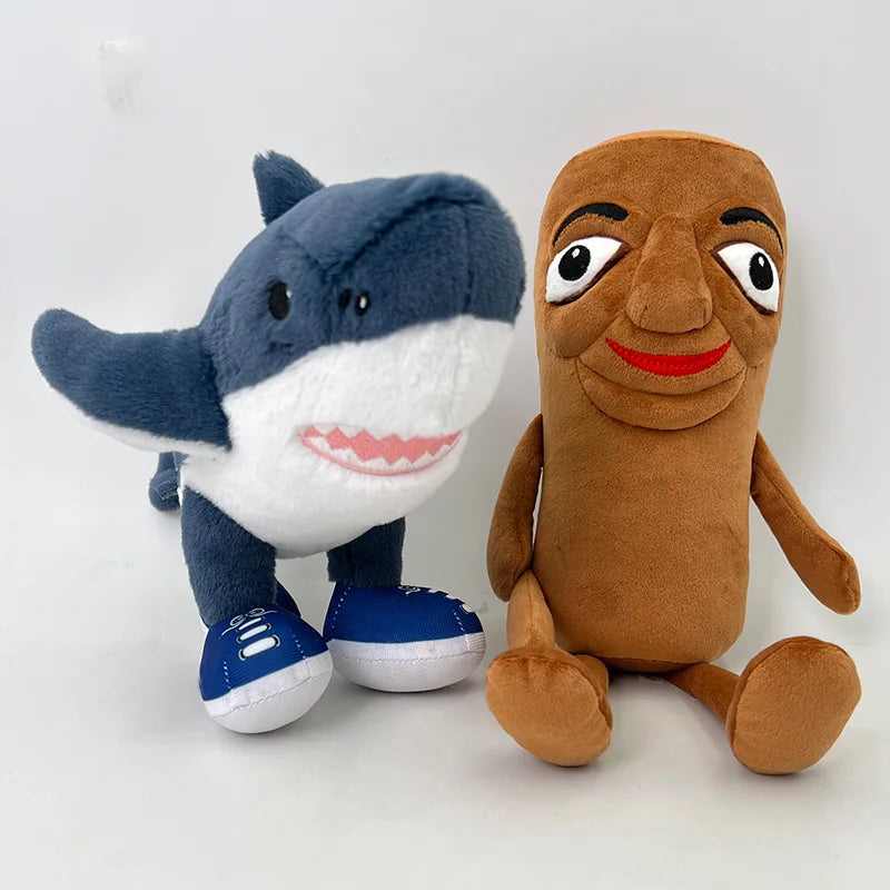 30cm Italian Brainrot Tralalero Plush Doll – Anime Stuffed Soft Cushion Pillow, Fan Peripheral Custom Gift