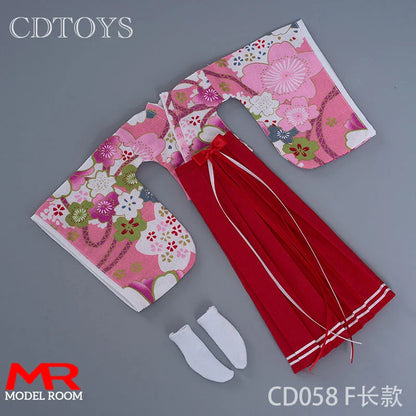 CDToys CD058 1/6 Scale Female Witch Kimono Costume – Doll Clothes for 12" Soldier Action Figures