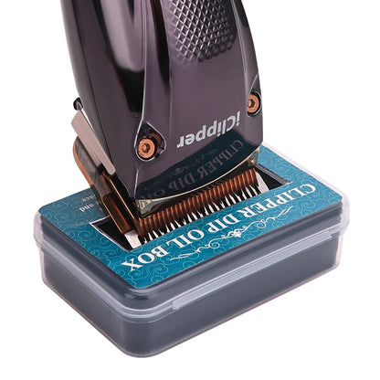 Lubricating Clipper Oil Box – Hair Blade Rust Prevention & Repair, Electric Push Barber Oil Storage Box