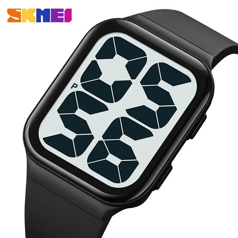 SKMEI 1995 Luxury Digital Sport Watch – Waterproof, Minimalist Design for Men and Women, Wristwatch for Girls and Boys