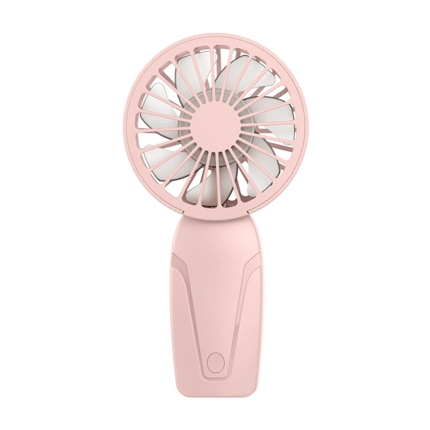 Portable Handheld Mini Fan – Lightweight ABS USB Rechargeable Pocket Fan for On-the-Go Cooling
