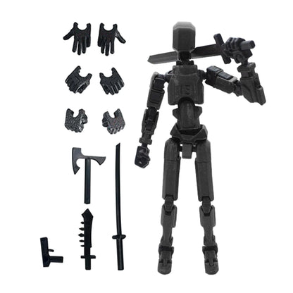 13-Joint Articulated Figure – Movable DIY 3D Printed Action Doll for Stop Motion & Animation