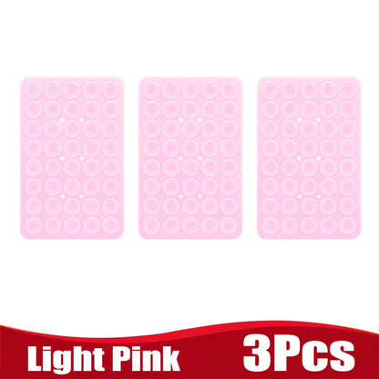 Silicone Suction Cup Phone Holder – Double-Sided, Anti-Slip Mobile Mount, Detachable Rubber Pad for Smartphones