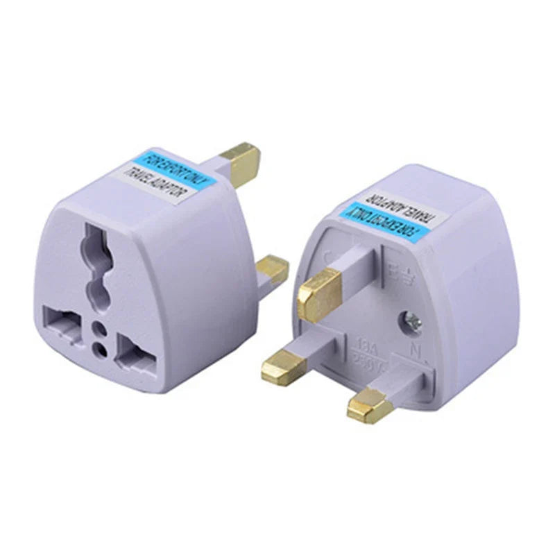 1PC Universal US UK AU to EU Plug Travel Wall AC Power Charger Outlet Adapter Converter: 2 Round Pin Socket