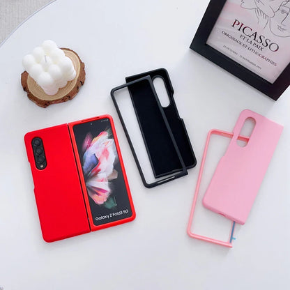 Soft Silicone Shockproof Phone Case for Samsung Galaxy Z Fold 6/5/4/3 – Multi-Color Protective Cover