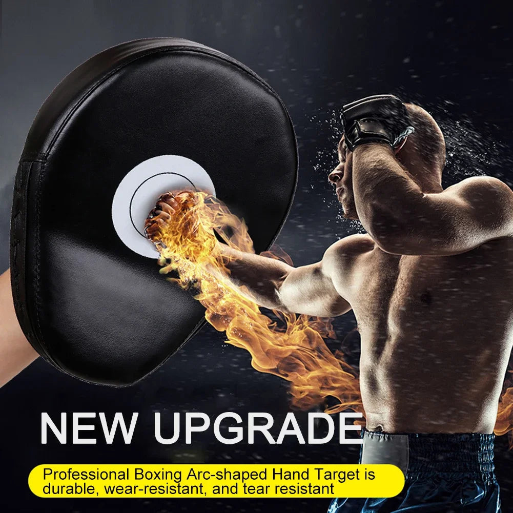 Kickboxing Gloves Pad - PU Leather Punch Target Bag for MMA, Karate, Muay Thai, Sanda & Free Fight Training for Adults & Kids