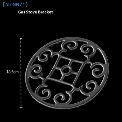 NN71 Non-Slip Cast Iron Trivet – Durable Gas Stove Pot Holder & Decorative Kitchen Accessory for Safe Cooking