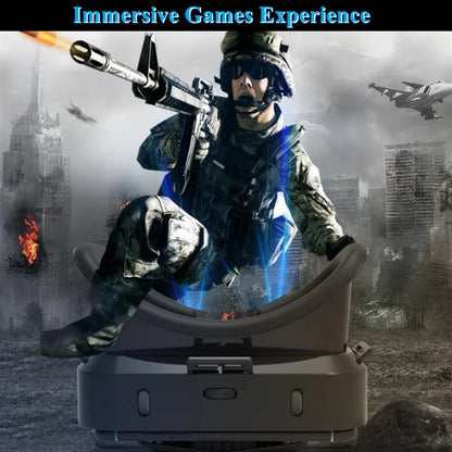 G10 IMAX 3D Virtual Reality Glasses VR Helmet for 4.7-7" Phones - Giant Screen with Game Controller Support