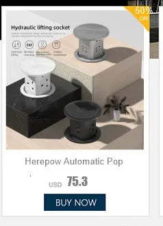 Herepow 118 Series Dual USB Wall Socket - Thailand & American Standard Smart Plug Adapter with Type-C 3.1A Fast Charging