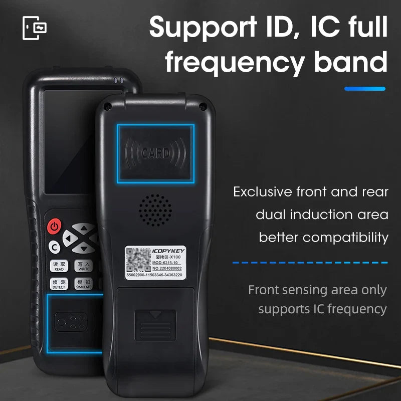 RFID Reader & Writer | Key Card Programmer, NFC Copier & Decoder with Mobile App