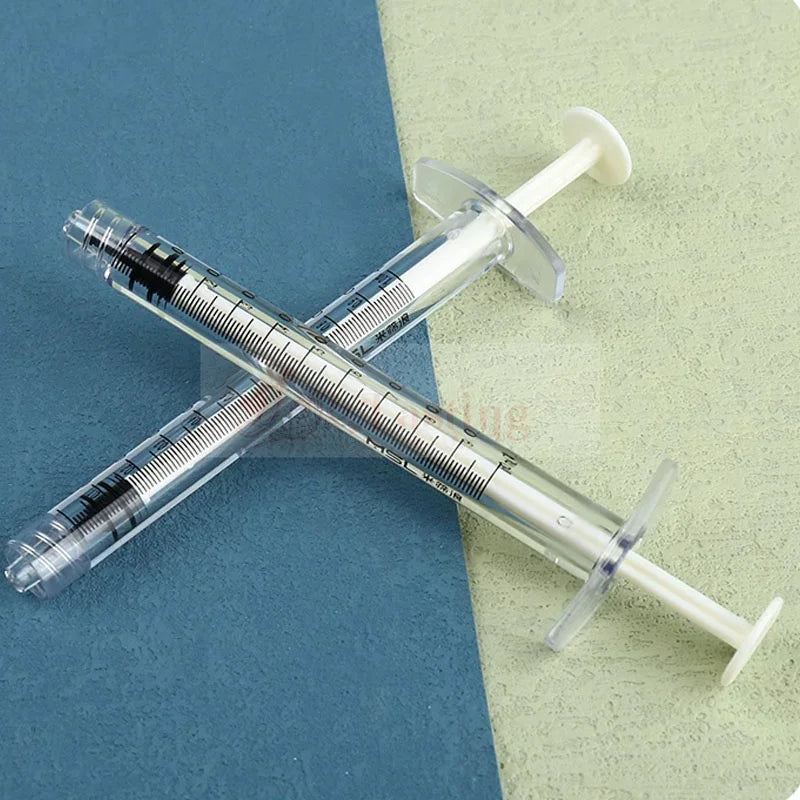 20PCS Plastic Luer Lock Syringes – 1ML/5ML/10ML Disposable Sampler Injectors for Perfume, Rinse & Measurement