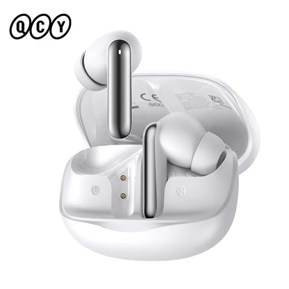 QCY Melobuds N50 Wireless Earphones – Bluetooth 5.4, ANC, 6-Mic Clear Call, Multipoint Connection Earbuds
