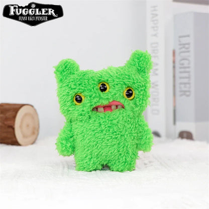 12cm FUGGLER Plush Keychain – Funny Ugly Teeth Monster & Wide-Eyed Rabbit Pendant Toy Gift
