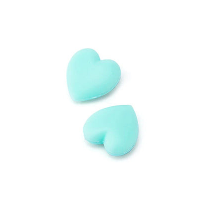 2 Pairs Heart Silicone Ear Hooks – Anti-Slip Eyeglasses Grip, Retainer Fastener Accessories