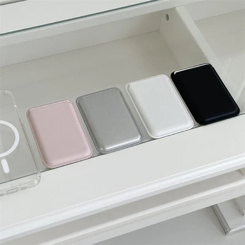 MagSafe Magnetic Leather Wallet Case with Card Holder – Phone Case for iPhone 15, 14 & 13 Pro Max Accessories