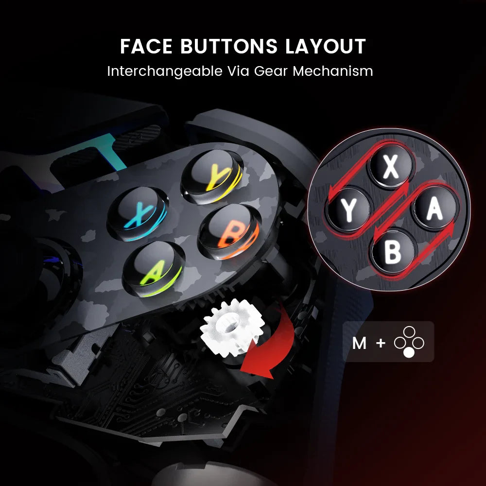 GameSir Tarantula Pro Switch Controller | Hall Effect Gamepad with 9 Programmable Buttons for Nintendo Switch, iPhone & Android