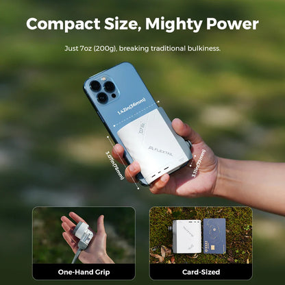 FLEXTAIL Portable Shower Pump – IPX7 Waterproof Rechargeable Water Pump with Hose for Camping & Outdoor Shower