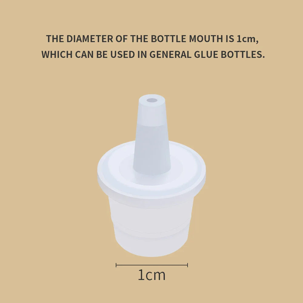 GLAMLASH Stainless Steel Cap Opener: Universal Eyelash Glue Bottle Replacement Tool - Anti-Blocking Head for Easy Application