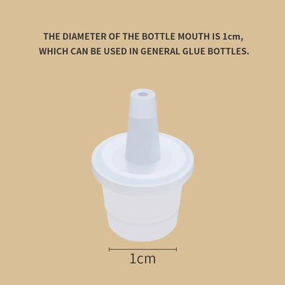 GLAMLASH Stainless Steel Cap Opener: Universal Eyelash Glue Bottle Replacement Tool - Anti-Blocking Head for Easy Application