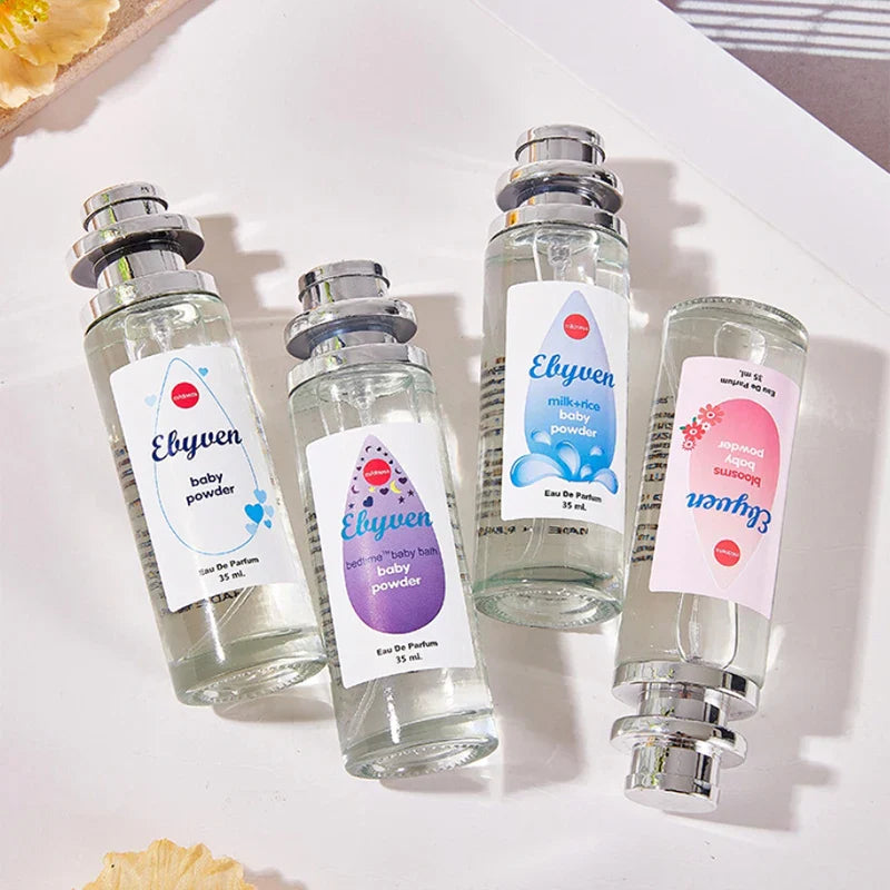 Milk Rice Baby Powder Eau de Parfum 35ml – Long-Lasting Bloom Bedtime Scent, High-Quality Portable Perfume by Israel Tower