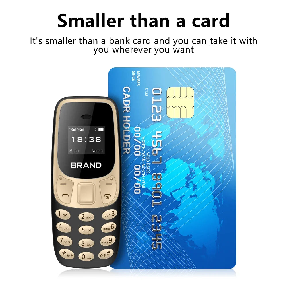 BM10 Mini Mobile Phone – Dual SIM, Bluetooth, Voice Changer, Low Radiation, Voice Recording, Multi-Language Small Cellphone