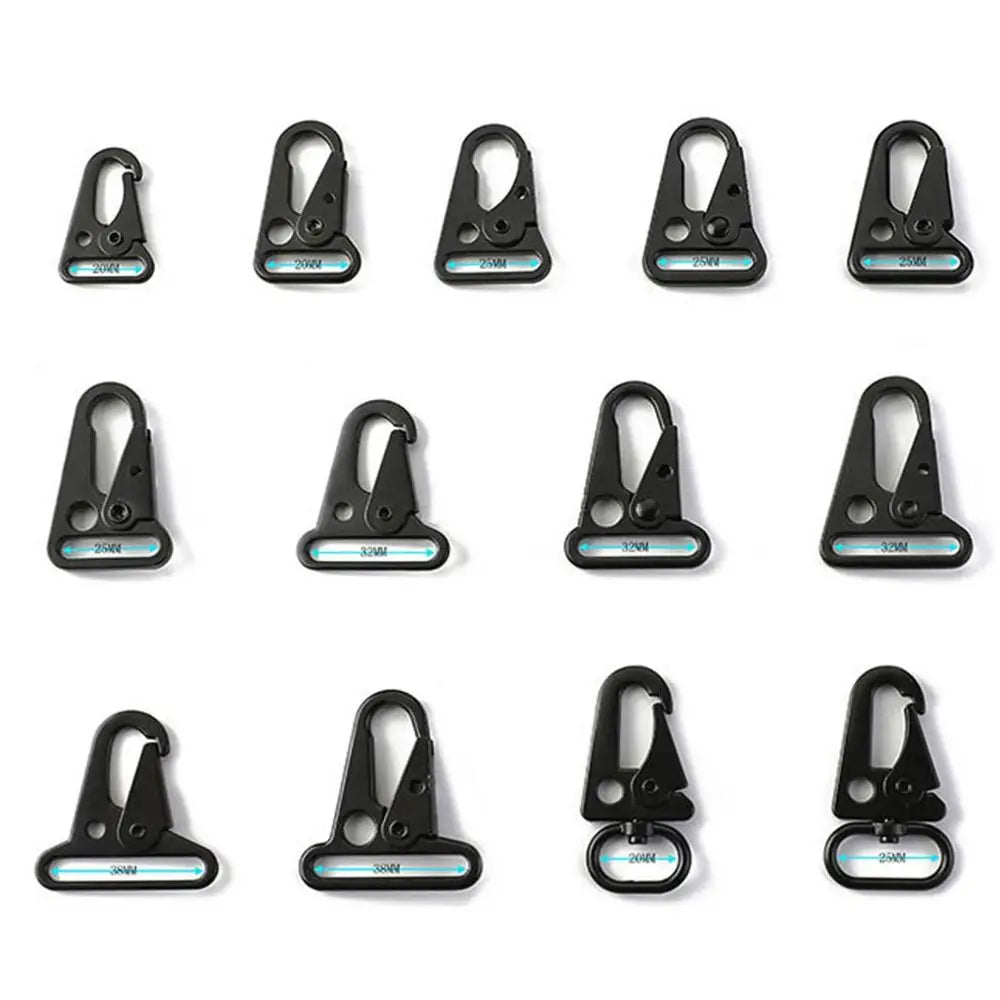 Aluminum Eagle Hook Carabiner Buckle – 10 Sizes Outdoor Climbing Strap Clip Tool