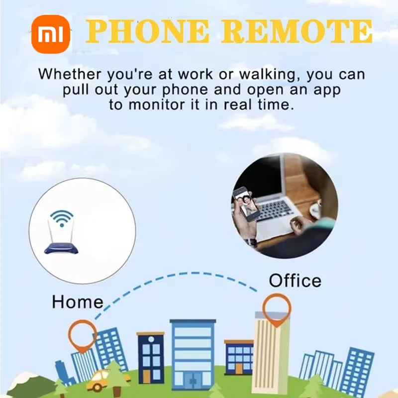 Xiaomi 1080p Mini Camera – Wireless Wifi, Outdoor, Motion Detection, Night Vision, Upgraded Security Camera for Home, Baby & Pet Monitoring