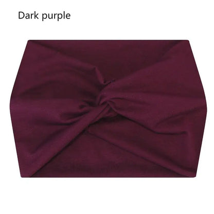 Wide Elastic Headband for Women – Yoga, Pilates, Running & Cycling Sweatband Hairband Turban Makeup Hair Hoop