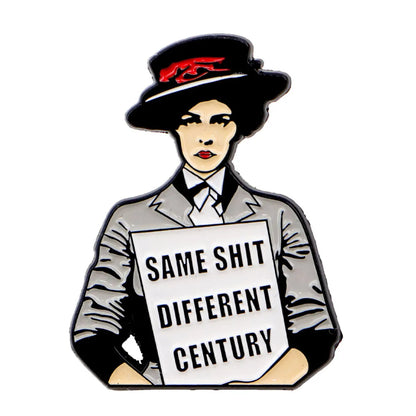 Feminism Mexican Painter Enamel Pin – Cartoon Figure Lapel Brooch for Backpack, Clothing & Accessories, Fashion Jewelry Gift