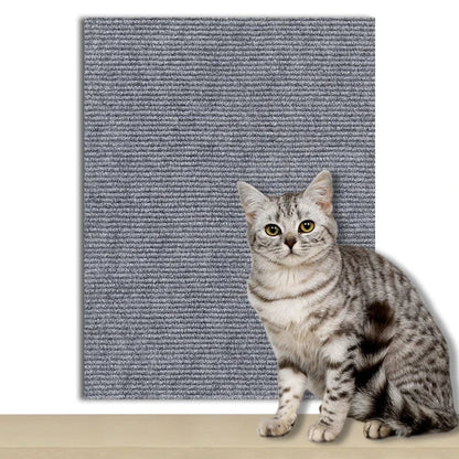 Self-Adhesive Carpet Cat Scratch Board – DIY Wall & Sofa Protection, Anti-Scratch Paws Sharpening for Cats