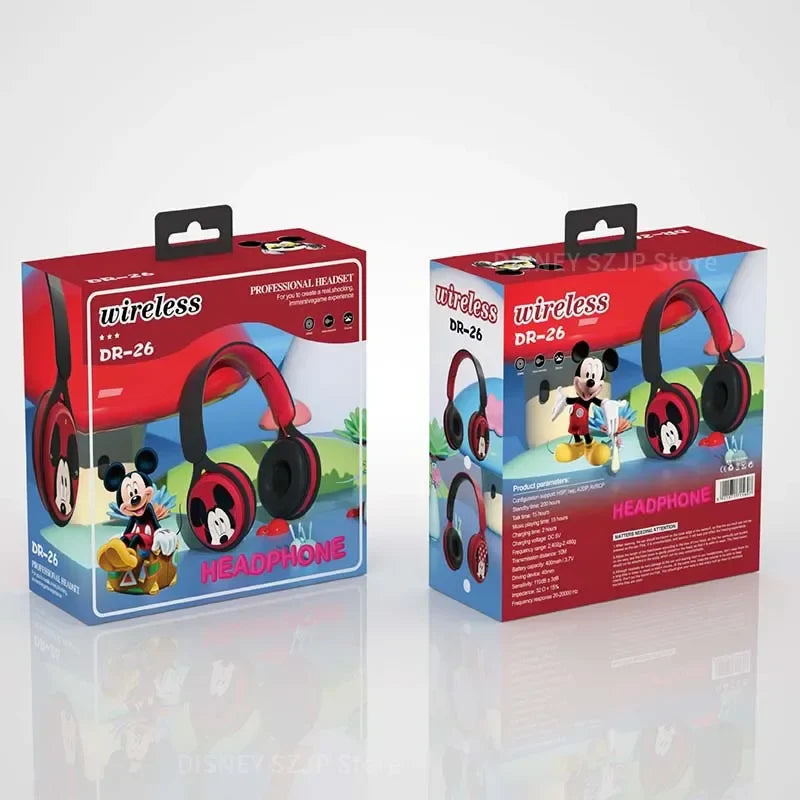 Disney Marvel Y08 Wireless Bluetooth Headphones – Foldable HIFI Surround Sound Earphones for Kids