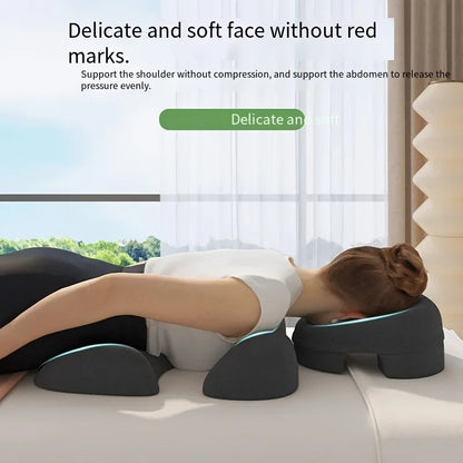 Face & Body Massage Pillow - Ergonomic Non-Slip Spa Support Cushion for Home & Salon