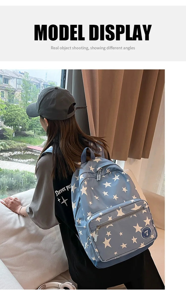 Star Laptop Backpack 17 Inch | Cute Travel & College Bag for Women, Men, Students, Back to School Bookbag